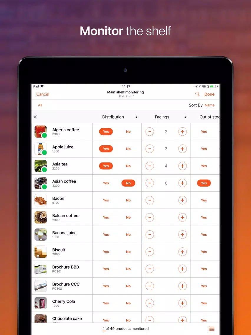 Screenshot di AFS Retail Execution 6.4 iPad 